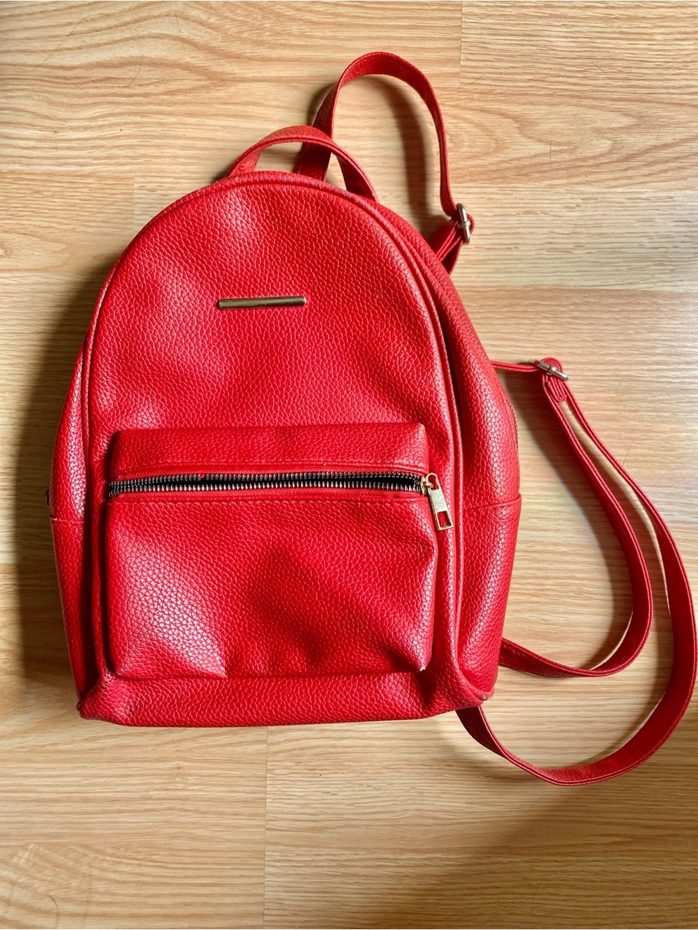 Red Mini Backpack - Picture 2 of 7